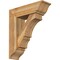 Ekena Millwork Balboa Traditional Rough Sawn Bracket w/ Offset Brace, Western Red Cedar, 8"W x 26"D x 30"H BKT0806X26X30BOA01RWR - alternate 1
